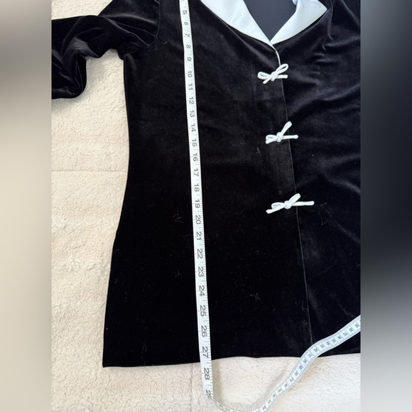 Vintage Coldwater Creek Velvet Satin Bow Details Cocktail Formal Jacket - Picture 11 of 12